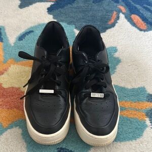 Nike Air Force 1s AF1 Black and White Sneakers